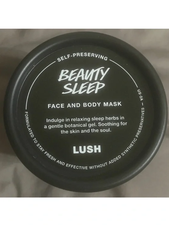 LUSH New Face and Body Mask Beauty Sleep 11.1 OZ Made Canada - Picture 2 of 6